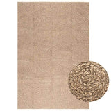 Rug ZIZUR 140x200 cm Jute Look Indoor and Outdoor 364840