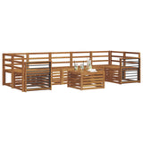 Sofa Sets 8 pcs Natural Solid Acacia Wood 3374539