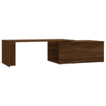 ZNTS Coffee Table Brown Oak 150x50x35 cm Engineered Wood 815470