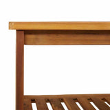 Garden Cabinet Natural 75 x 35 x 70cm Solid Acacia Wood 42001362