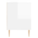 TV Cabinet High Gloss White 150x30x44.5 cm Engineered Wood 831270