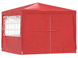 Party Tent Red 200 x 200 x 240 cm PE and Steel 42032994