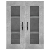Highboard Concrete Grey 69.5x34x180 cm Engineered Wood 3198373