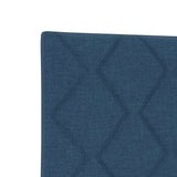 Headboard with Headboard Blue 100 cm Faux Leather 3337905