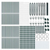 Ground Fix Welded Wire Fence 100 x 1 m PVC-Coated Steel 3351791