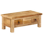 ZNTS Coffee Table 90x45x35 cm Solid Mango Wood 247326