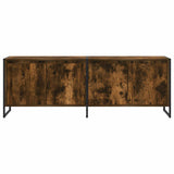 TV Cabinet Smoke Oak 140 x 36 x 49.5 cm Engineered Wood 886512