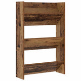 Shoe Cabinet 2 pcs Old Wood 60 x 18 x 90 cm Engineered Wood 875147
