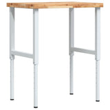 Workbench 80x60x cm Solid Wood Acacia Rectangular 3309714