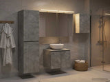 Bathroom Cabinet Set 5 pcs Concrete Grey Engineered Wood 3407290