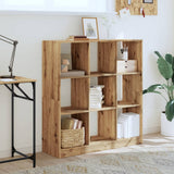 Bookcase Artisian Oak 102x32x108 cm Engineered Wood 3307845