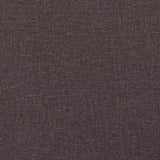 Box Spring Bed with Mattress Dark Brown 140x200 cm Fabric 3285383