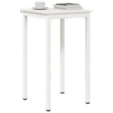 Bar Table White 60 x 60 x 105 cm Solid Pine Wood 892798