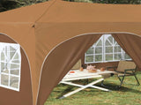 Pop-up Party Tent 575 x 288 x 245 cm Beige Oxford Fabric 42019903