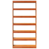 Book Cabinet/Room Divider 100x30x199.5 cm Solid Wood Pine 844136