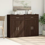 Sideboards 2 pcs Brown Oak 60x30x84 cm Engineered Wood 3276601
