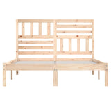 Bed Frame without Mattress Solid Wood Pine 120x200 cm 3101018