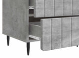 Bedside Cabinet 2 pcs Concrete Grey 43 x 34.5 x 49.5 cm 894302