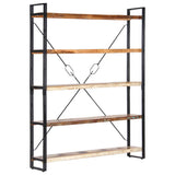 5-Tier Bookcase 140x30x180 cm Solid Reclaimed Wood 286583