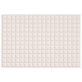 Weighted Blanket Light Cream 120x180 cm 5 kg Fabric 350752
