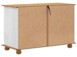 Chest of Drawer ASKIM White 91 x 40 x 79 cm Solid Pine Wood 4105423