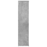 Book Cabinet Concrete Grey 50x25x106 cm Engineered Wood 801111
