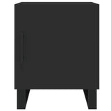 Bedside Cabinets 2 pcs Black 40x40x50 cm Engineered Wood 827615