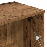 TV Cabinet Old Wood 120x34x37 cm Engineered Wood 855972