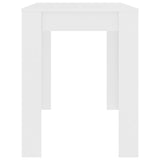 ZNTS Dining Table White 120x60x76 cm Engineered Wood 800432