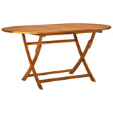 9 Piece Garden Dining Set Solid Wood Acacia and Textilene 3279299