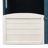 Playhouse with Lockable Door and Flower Pots Solid Wood Fir 93688