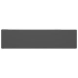 Bathroom Sink with Overflow Ceramic Dark Grey 146994