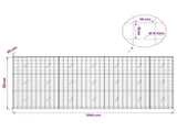 Gabion with 5 mm Wire and 10x10 cm Mesh 350x20x150 cm 3465049