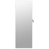 Mirror Jewellery Cabinet with LED Lights Wall Mounted 353246