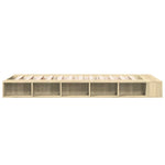 Bed Frame without Mattress Sonoma Oak 90x190 cm Single 3280526