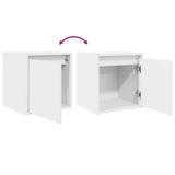 Wall-Mounted Bedside Cabinets 2 pcs White 38x34x40 cm 861230