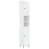 3 Piece Bathroom Cabinet Set BREDA High Gloss White 3417481