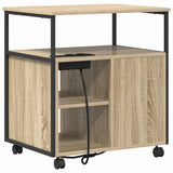 Cabinet with Charging Station Sonoma Oak 61 x 46 x 67 cm 859831