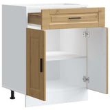 Kitchen Base Cabinet Porto Artisan Oak Engineered Wood 853976
