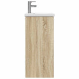 Bathroom Vanity with Sink Sonoma Oak 42 x 40 x 84.5 cm 890770