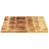 Table Top 70x50x3.8 cm Rectangular Solid Wood Rough Mango 371393