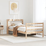 Bed Frame with Headboard without Mattress 90x200 cm 3306678