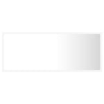 LED Bathroom Mirror White 100x8.5x37 cm Acrylic 804940