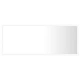 LED Bathroom Mirror White 100x8.5x37 cm Acrylic 804940