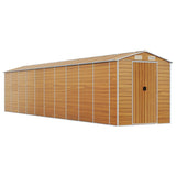 Garden Shed Light brown Galvanised steel Large Garden Shed 3188284