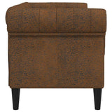 Sofa Brown 182.5 x 74.5 x 74.5 cm Polyester 42013009