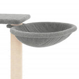 Cat Tree with Scratching Posts Light Grey 82 cm 171760