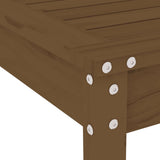 5 Piece Garden Dining Set Honey Brown Solid Wood Pine 3157712