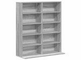 CD Cabinet Grey Sonoma 65 x 23.5 x 97.5 cm Engineered Wood 8012684