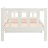 Day Bed without Mattress White 90x200 cm Solid Wood Pine 820727